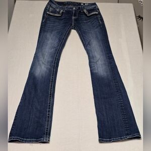 Miss Me Blue Flare & Wide Leg Jeans